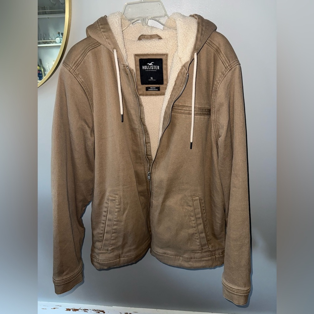 Hollister Men's Tan Sweater Sz XL